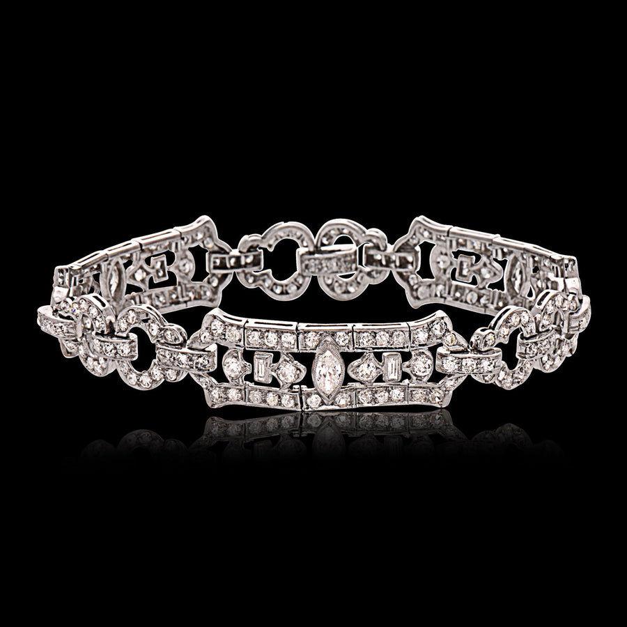 Art Deco Platinum & Diamond Bracelet
