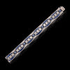 Vintage Art Deco Sapphire and Diamond Platinum Bracelet