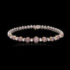Fancy Pink Diamonds Platinum & 18k Gold Line Bracelet