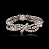 Oscar Heyman Vintage Art Deco Platinum & Diamond Bracelet/Pin