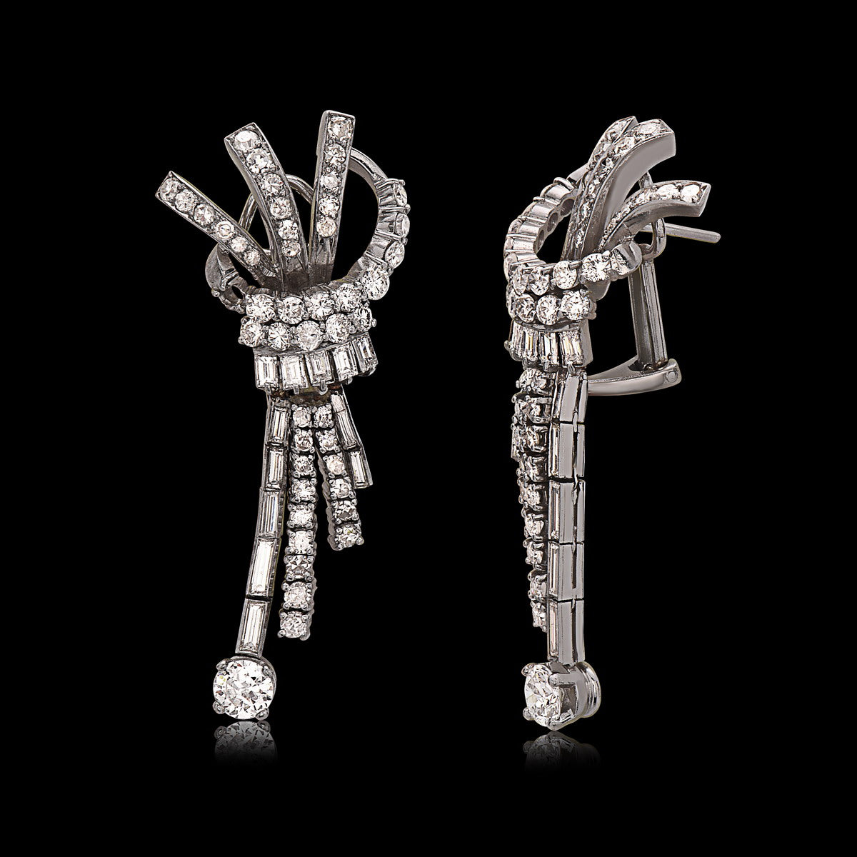 Platinum Diamond Earrings