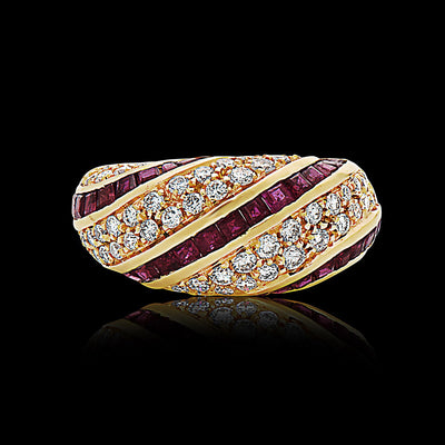 Bulgari Ruby & Diamond Ring