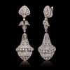 18k White Gold, Chandelier Diamond Earrings