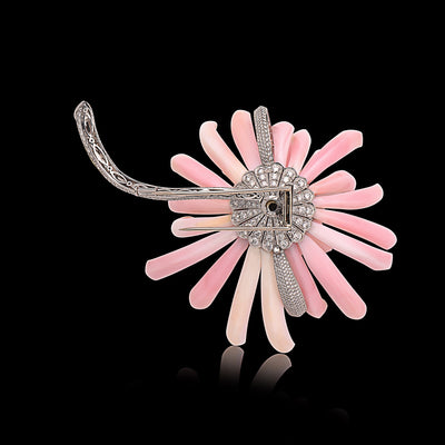 Tiffany & Co, Diamond, Conch Pearl and Conch shell brooch