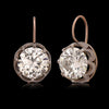 Antique Old Transitional Cut Diamond Earrings