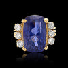 Natural Ceylon No Heat Blue Sapphire Ring